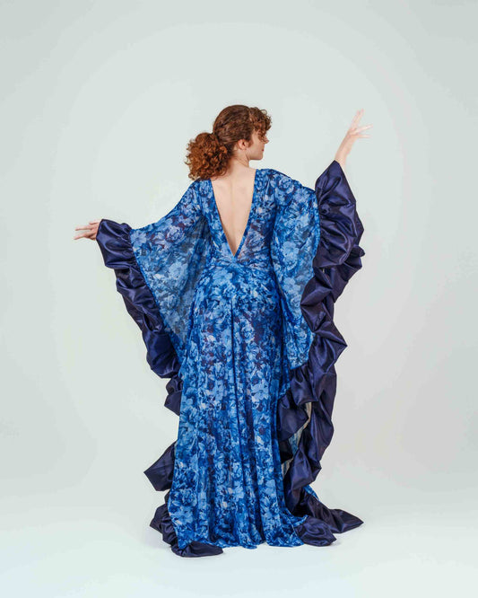 Botanic Aura Blue Dress